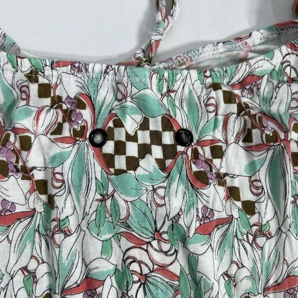 Burn N’ Violet Blouson Dress Sz 4 Multicolor Jersey Knit Short Sleeve - Picture 6 of 12